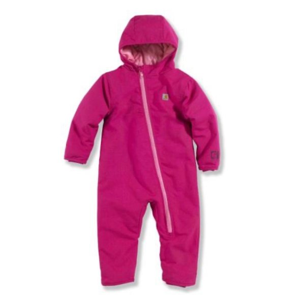 Carhartt Quick Duck Snowsuit Girls Pink